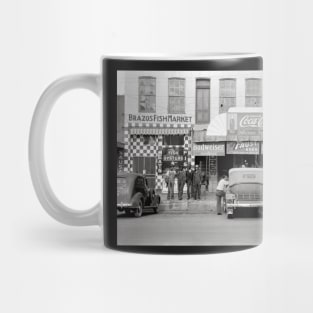 Bar & Restaurant, 1939. Vintage Photo Mug